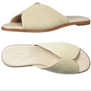 Cole Haan Ansley Slide Sandals in Jute